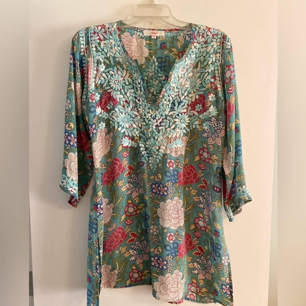 100% silk Amaya Tunic.